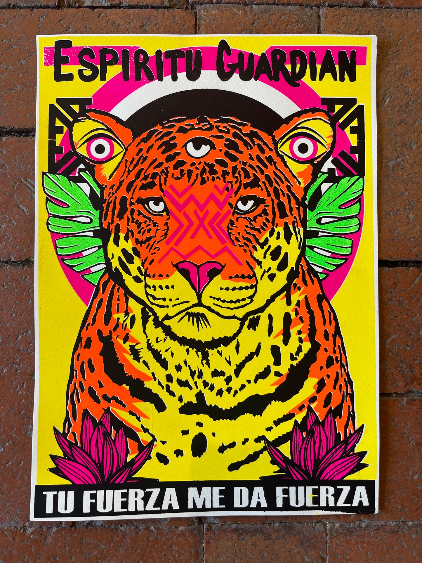 Espiritu Guardian ~ Serigraphy 10” by 14”