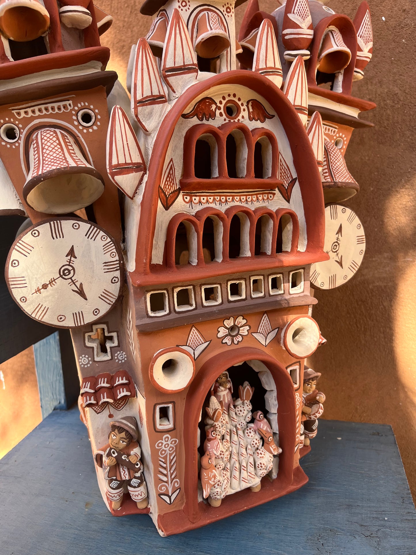Double sided Cathedral ~ Andean Ceramic Sculpture