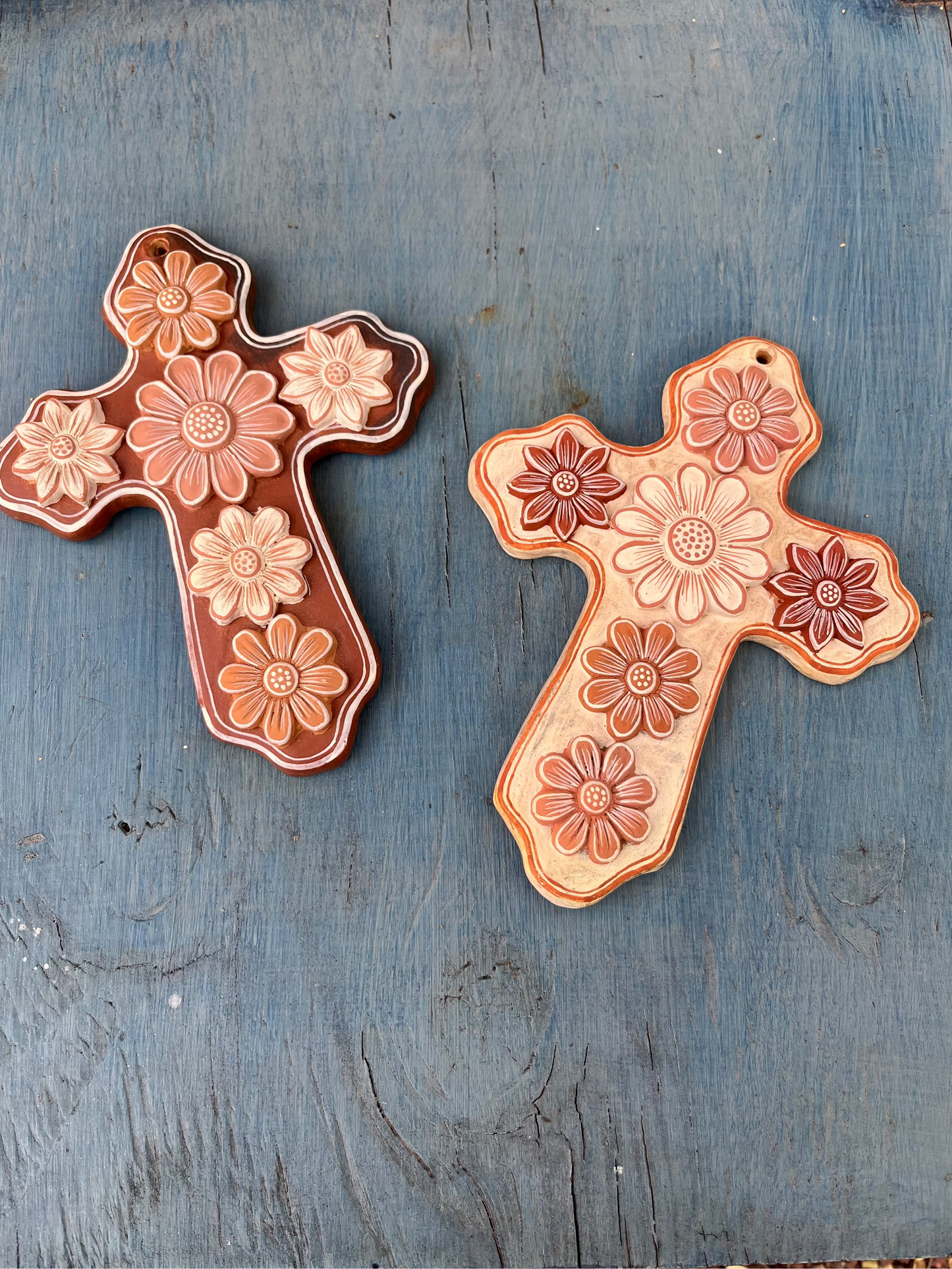 Floral Crosses ~ 2 colors