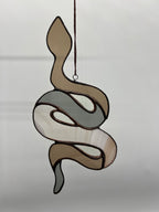 Snakes - stained glass