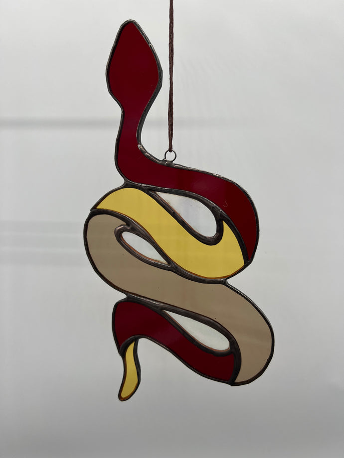 Snakes - stained glass