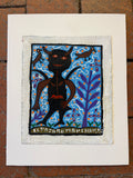 El Pajarao Manchan ~ painting on canvas 6” by 7”