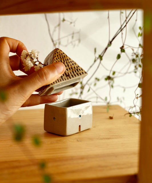 Little House Chest - treasure box or incense holder