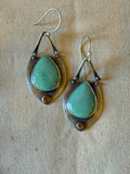 Sterling silver Earrings ~ Campitos Turquoise