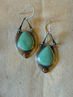 Sterling silver Earrings ~ Campitos Turquoise