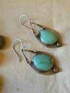 Sterling silver Earrings ~ Campitos Turquoise