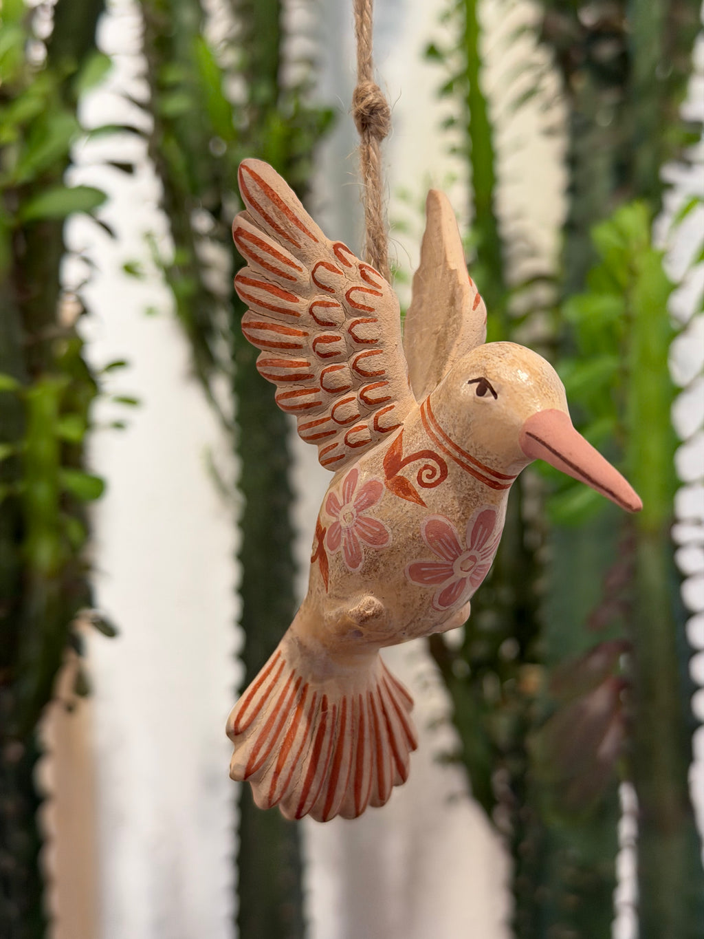 Hummingbirds ~ handmade ceramic ornaments
