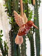 Hummingbirds ~ handmade ceramic ornaments
