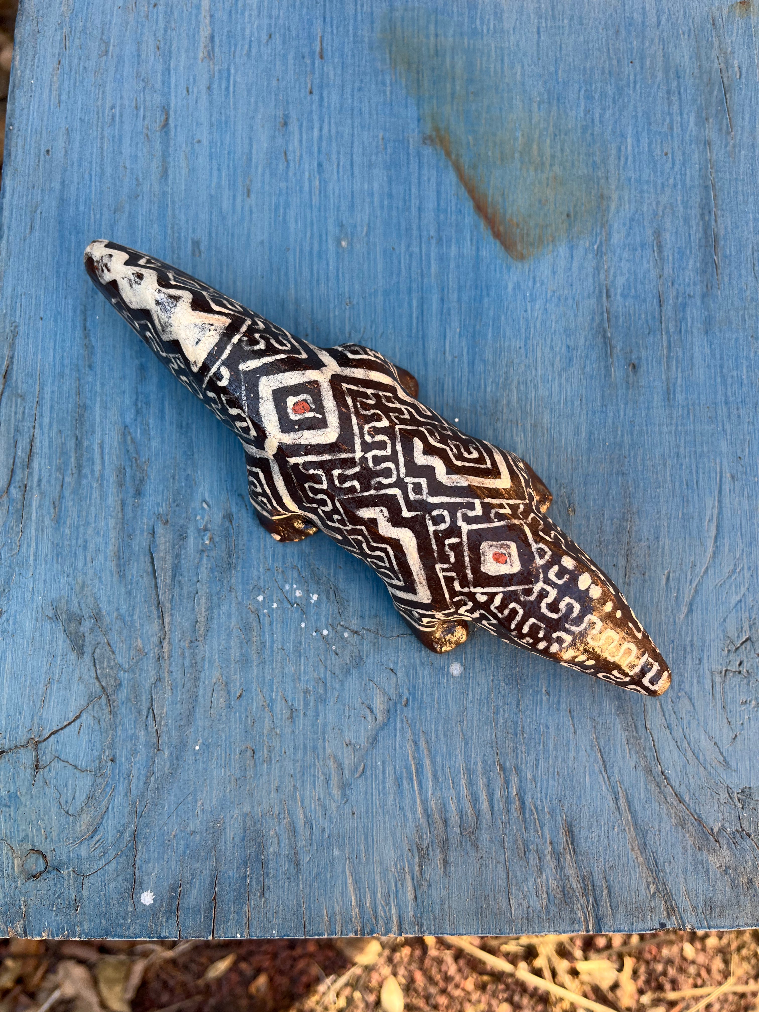Shipibo Ceramic ~ Caiman