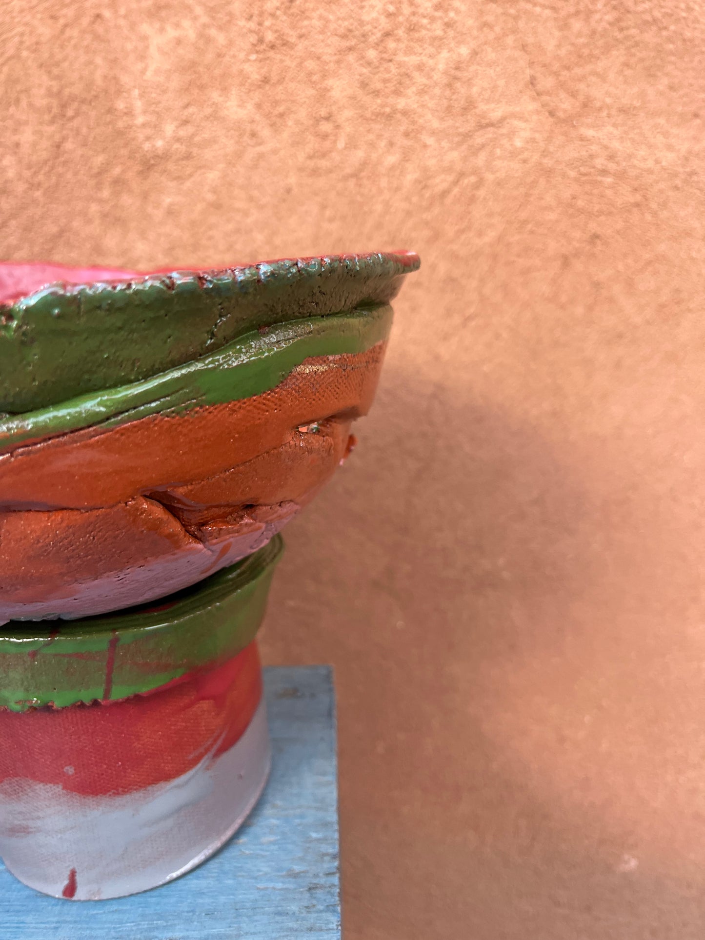 Pedestal Bowl - Multicolored