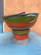 Pedestal Bowl - Multicolored