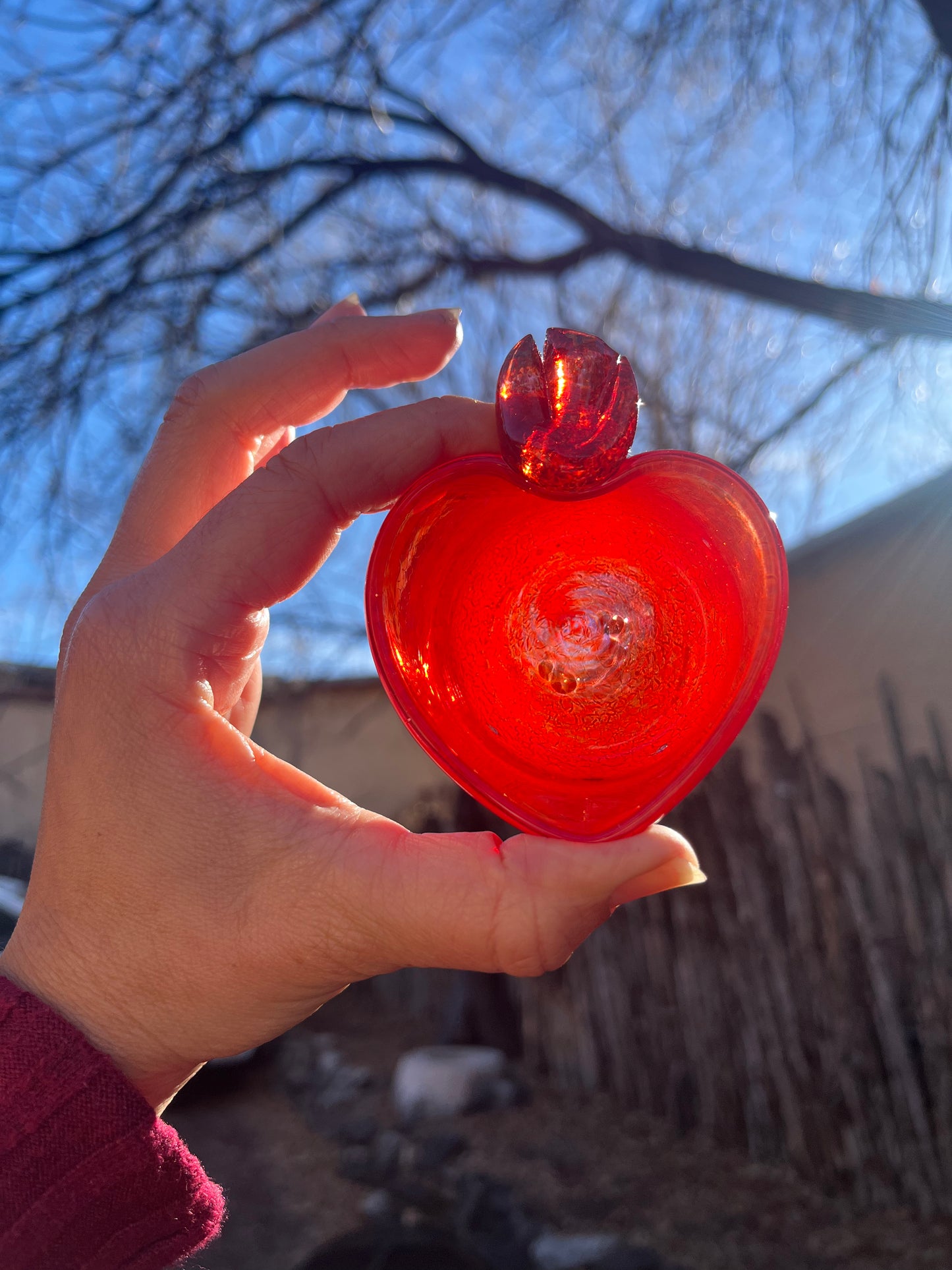 Heart Bowl ~ Red  ~ small
