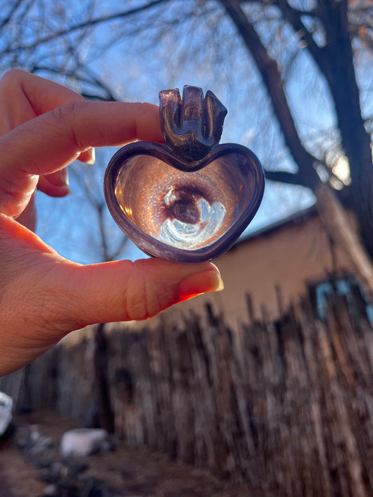 Heart Bowl ~ opal plum~  xsmall