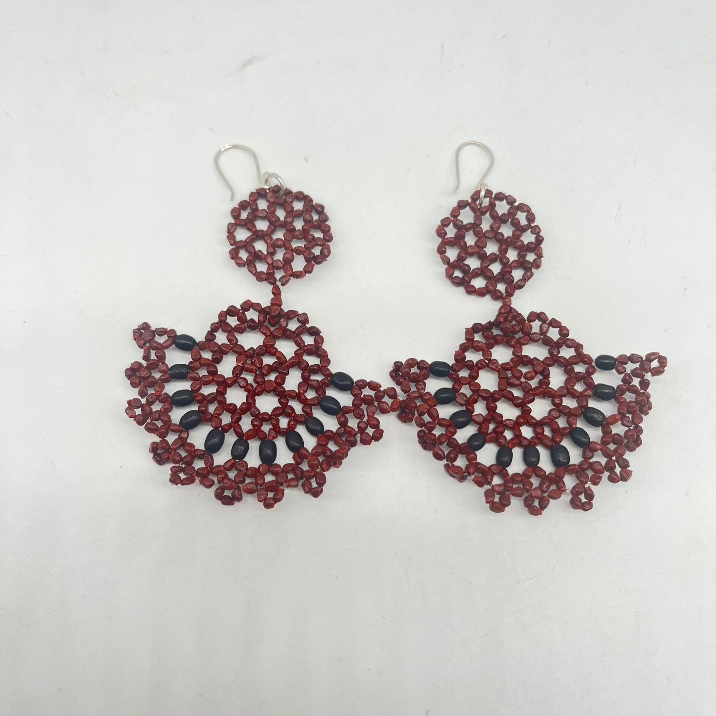 Earrings “Abanico” ~ Amazonian Seed