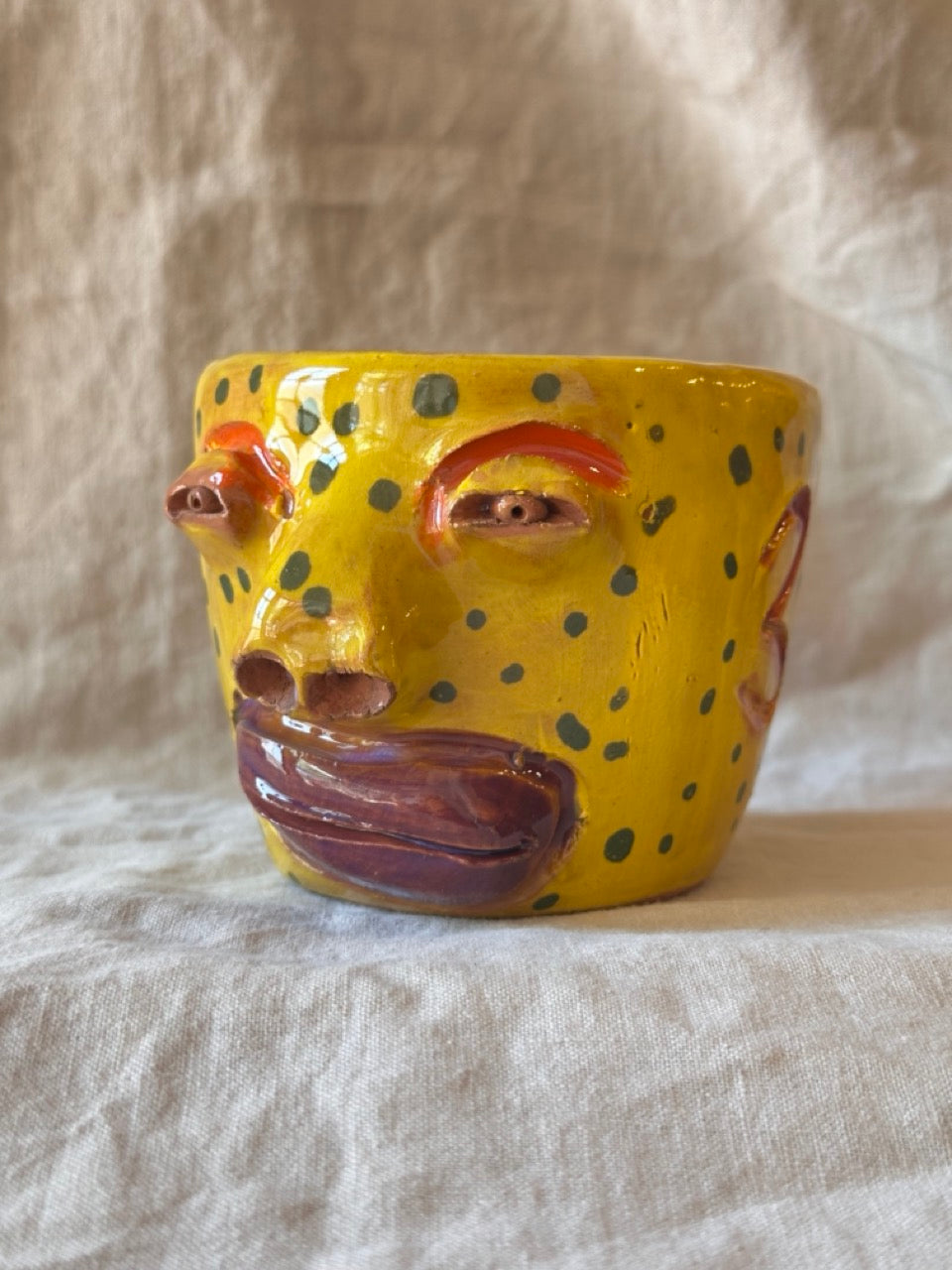 Face Mugs ~ Red Clay