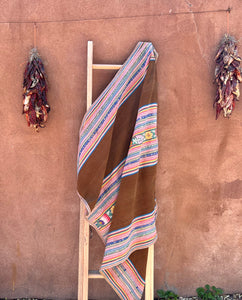 Antique Aguayo Blanket ~ Andean textiles