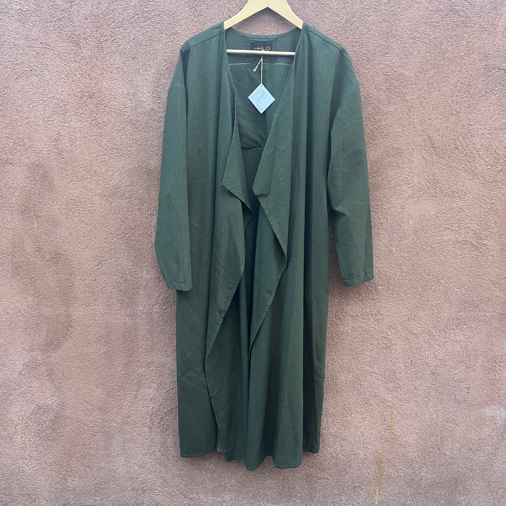 Long coat Linen ~ One size fits all