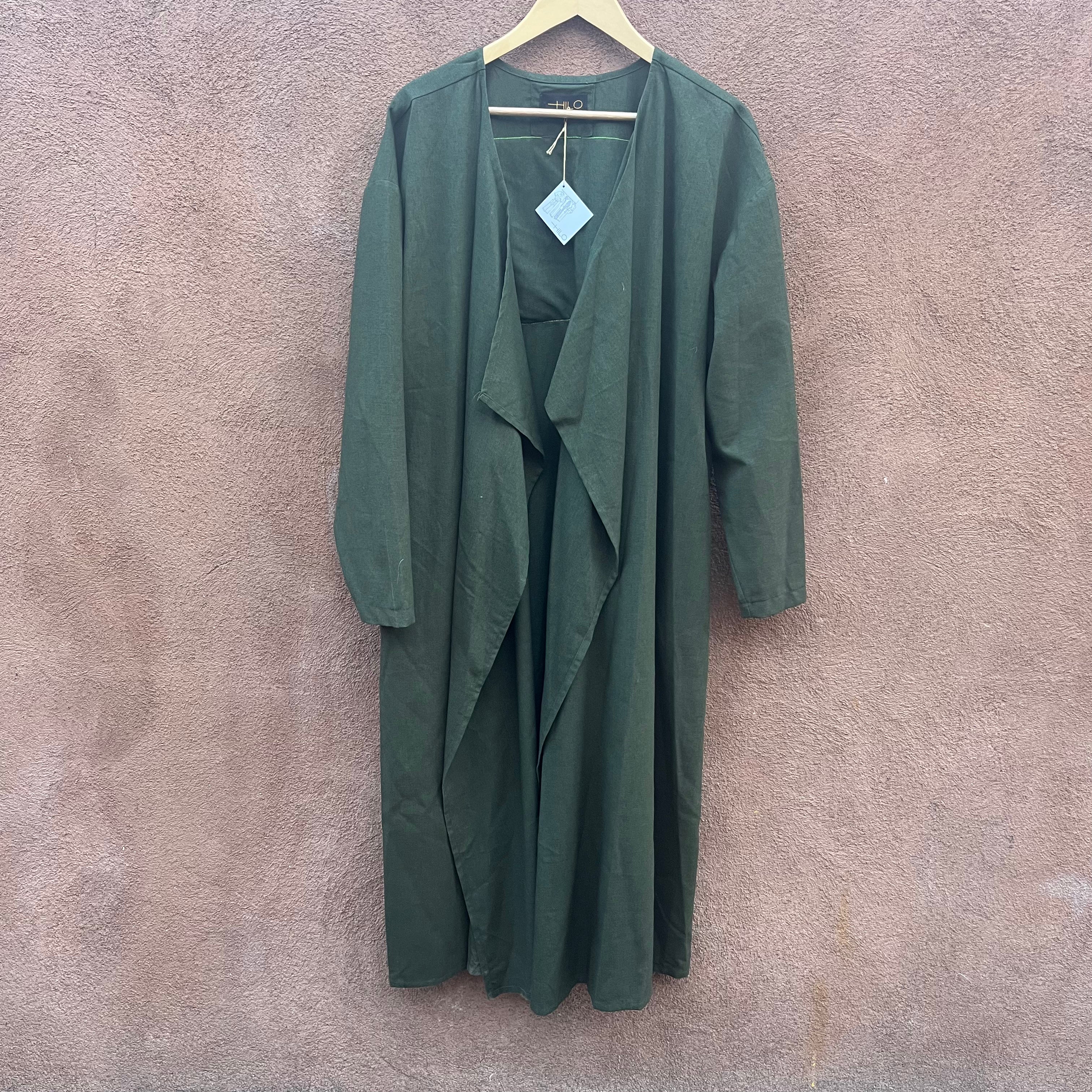 Long coat Linen ~ One size fits all