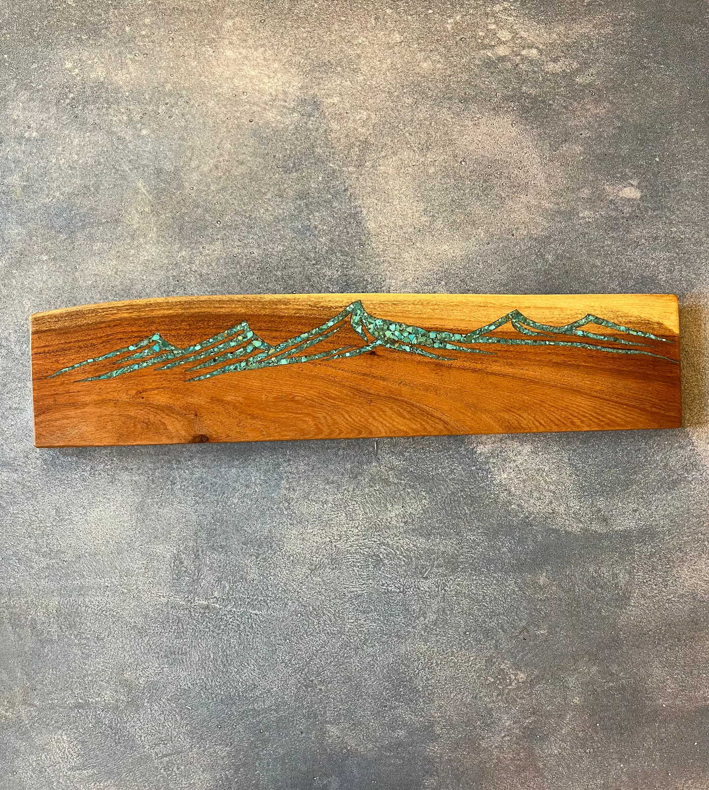 Magnetic Knife block ~  Kingman turquoise