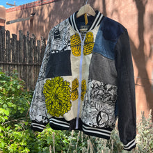 Load image into Gallery viewer, Patchwork Jacket ~ Handprinted
