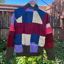Load image into Gallery viewer, Patchwork Jacket ~ Handprinted
