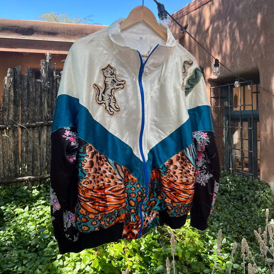 Upcycled Windbreaker Jacket ~ collab Amapolay & Suay