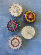 Coasters set of 6 - handwoven