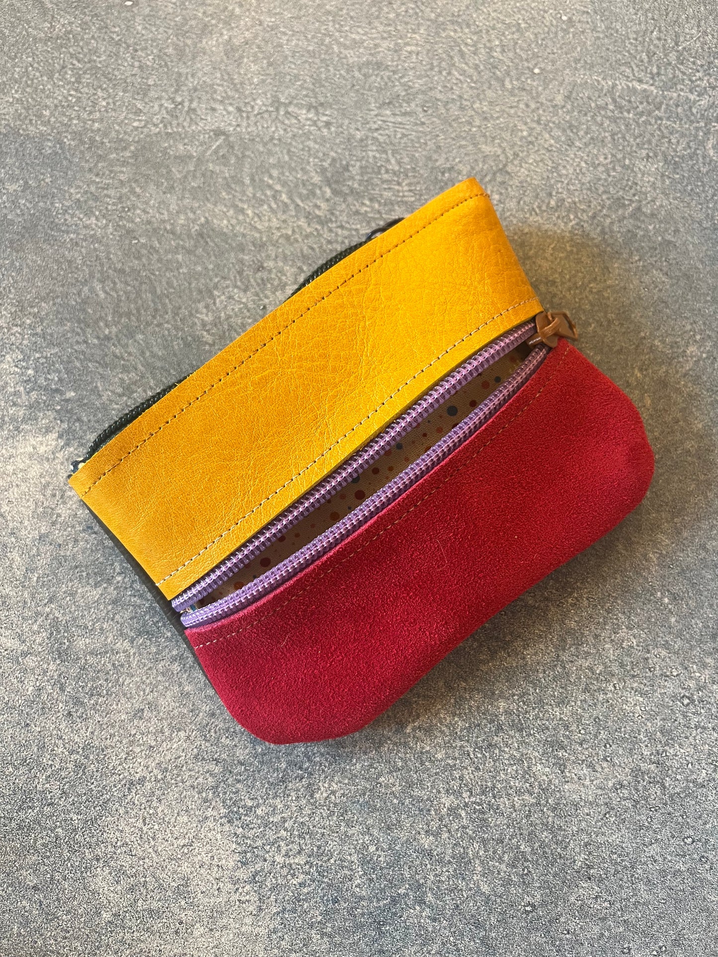 Small Zip Leather Wallets
