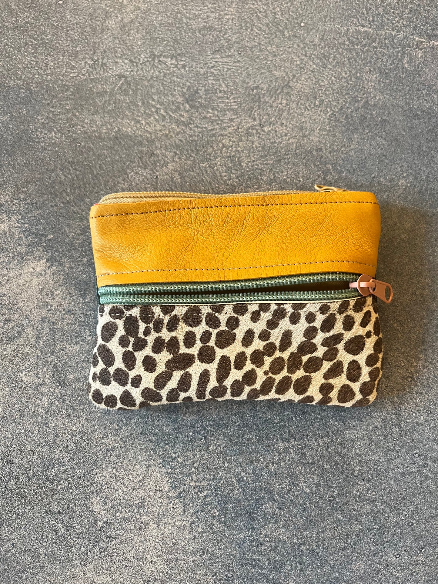 Small Zip Leather Wallets