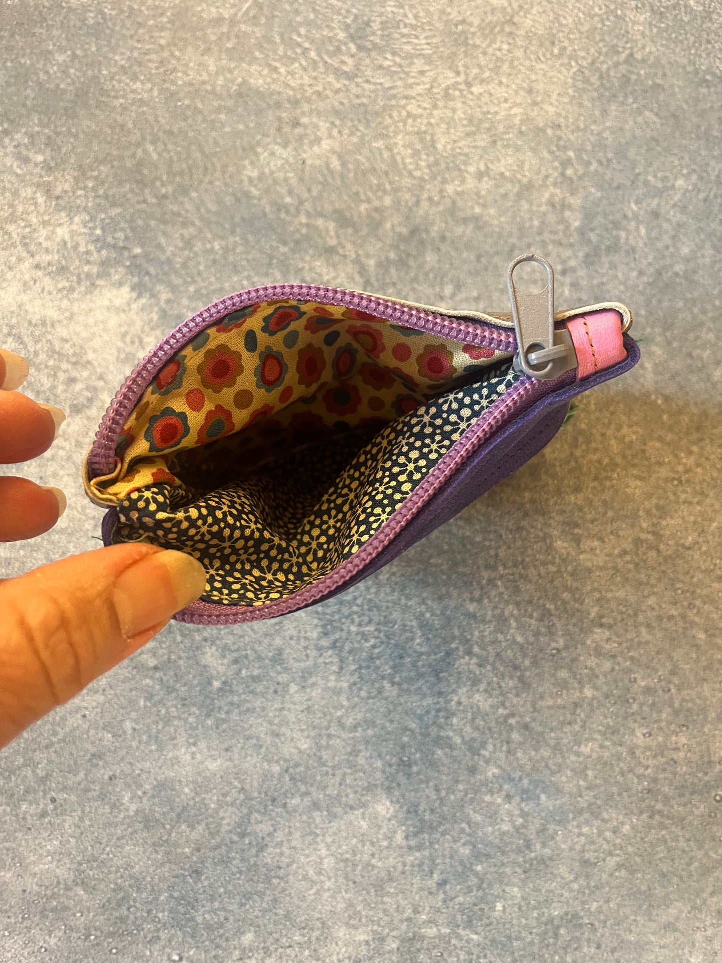 Small Zip Leather Wallets