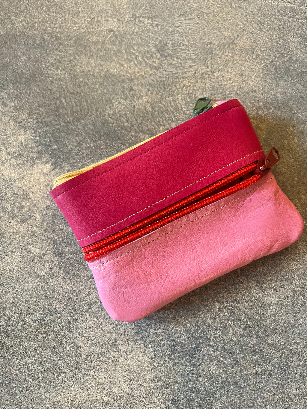 Small Zip Leather Wallets