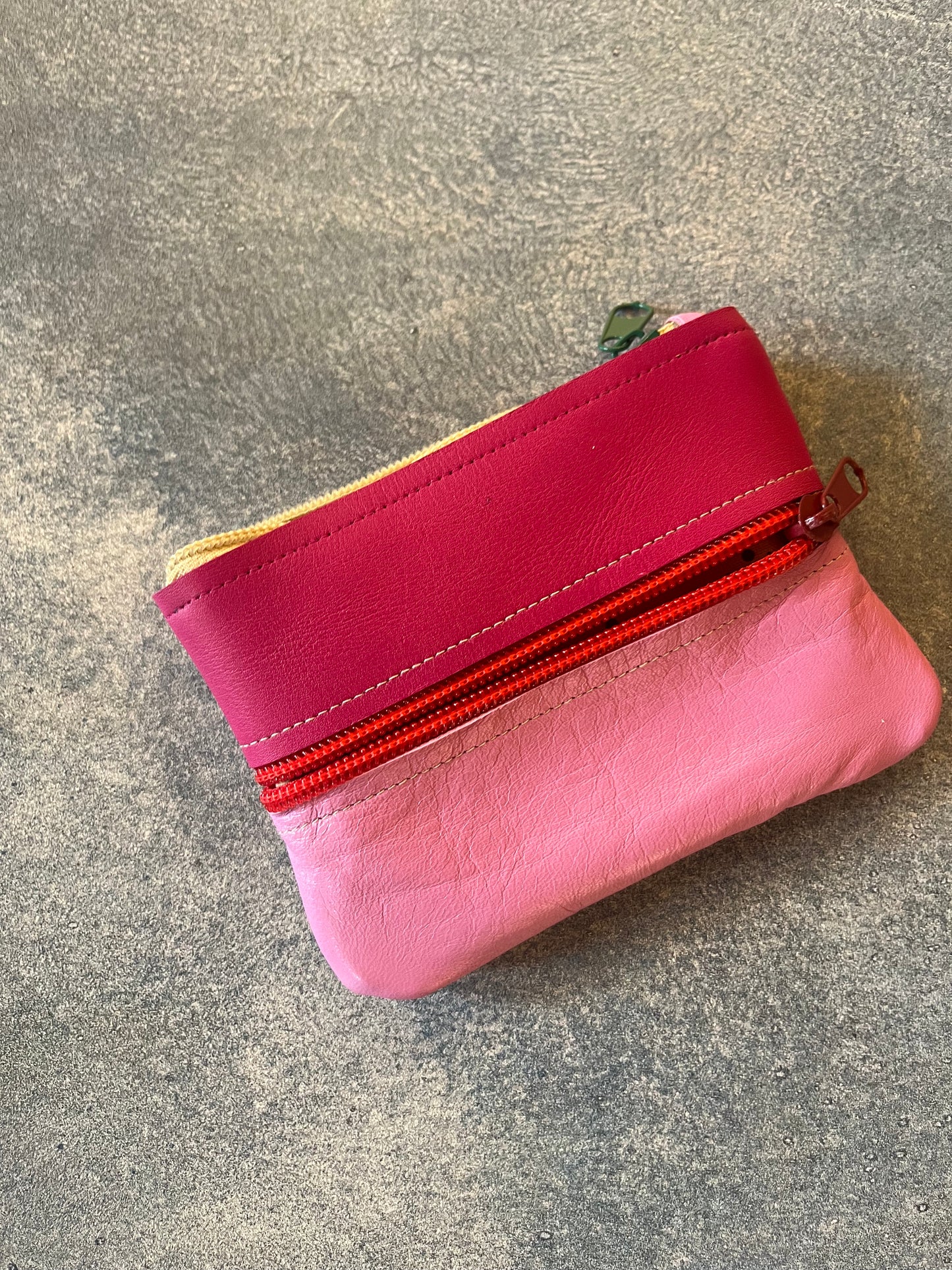 Small Zip Leather Wallets