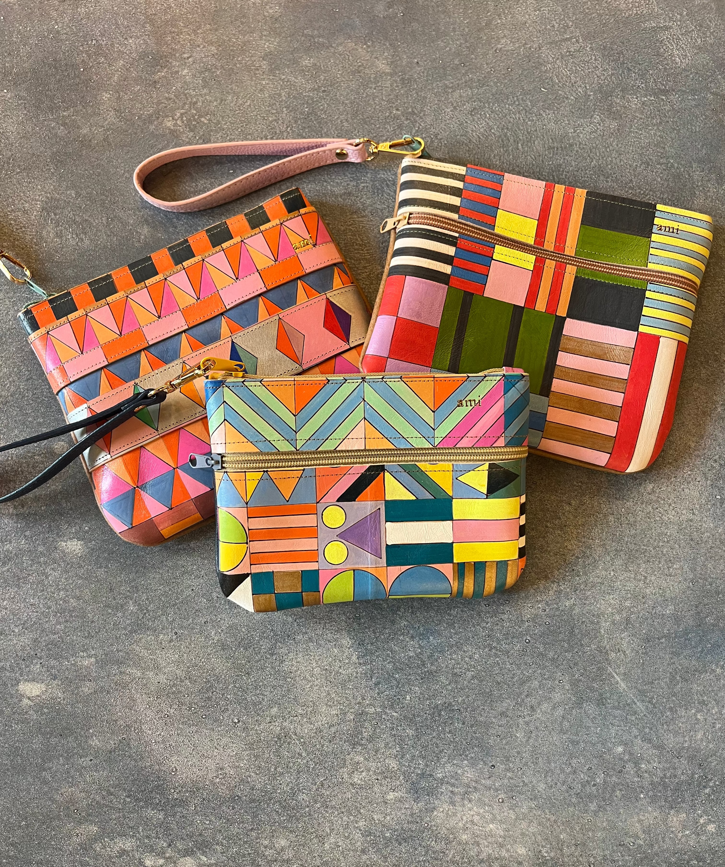Ink Pochette wristlet - 4 styles