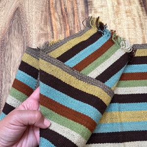 Table Runner - Multicolor earth tones ~ Andean textiles #B