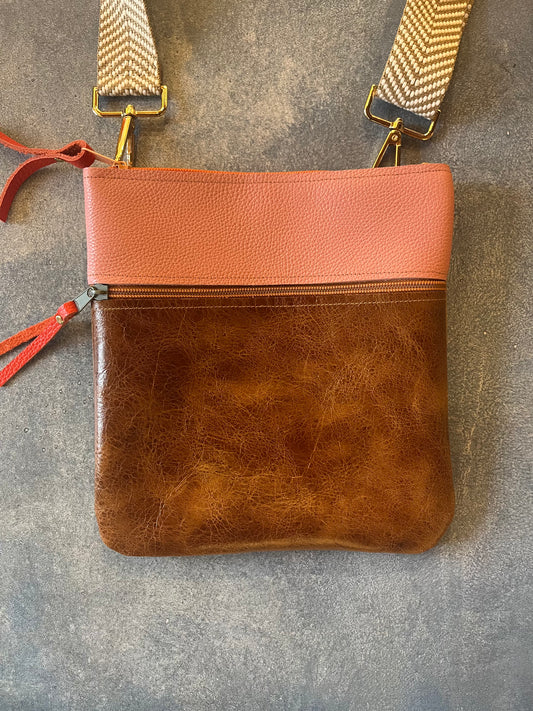 Crossbody Bag - Color block - multicolor