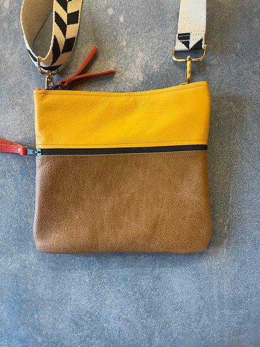 Crossbody Bag - Color block - multicolor