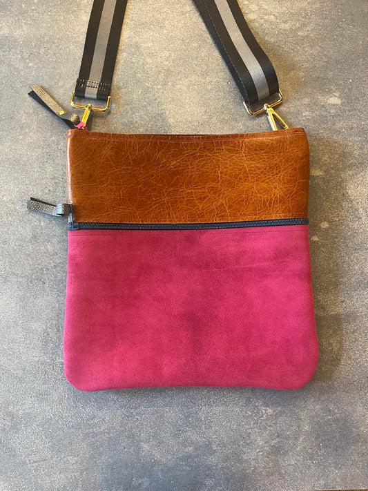Crossbody Bag - Mulitcolor leather bag