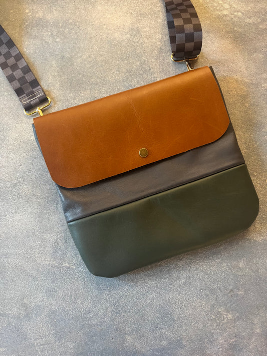 Crossbody Bag - Mulitcolor leather bag