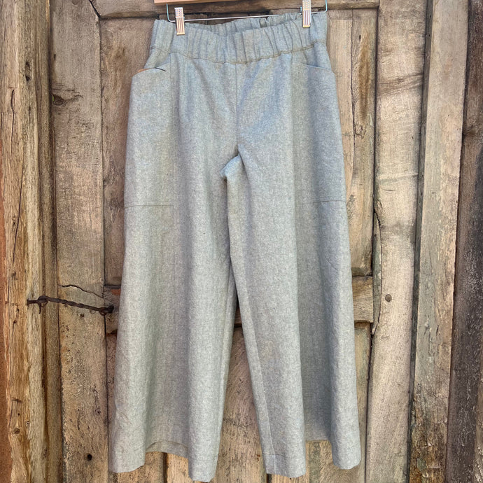 Paneled Carpenter Pants ~ Hemp & Organic Cotton ~ Seafoam