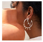 Hoops 5 peaks ~ Sterling Silver