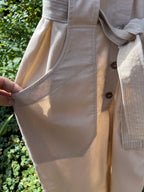 Jumpsuit - Sand Color ~ Shortsleeve