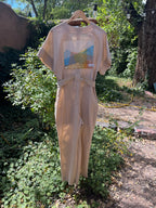 Jumpsuit - Sand Color ~ Shortsleeve