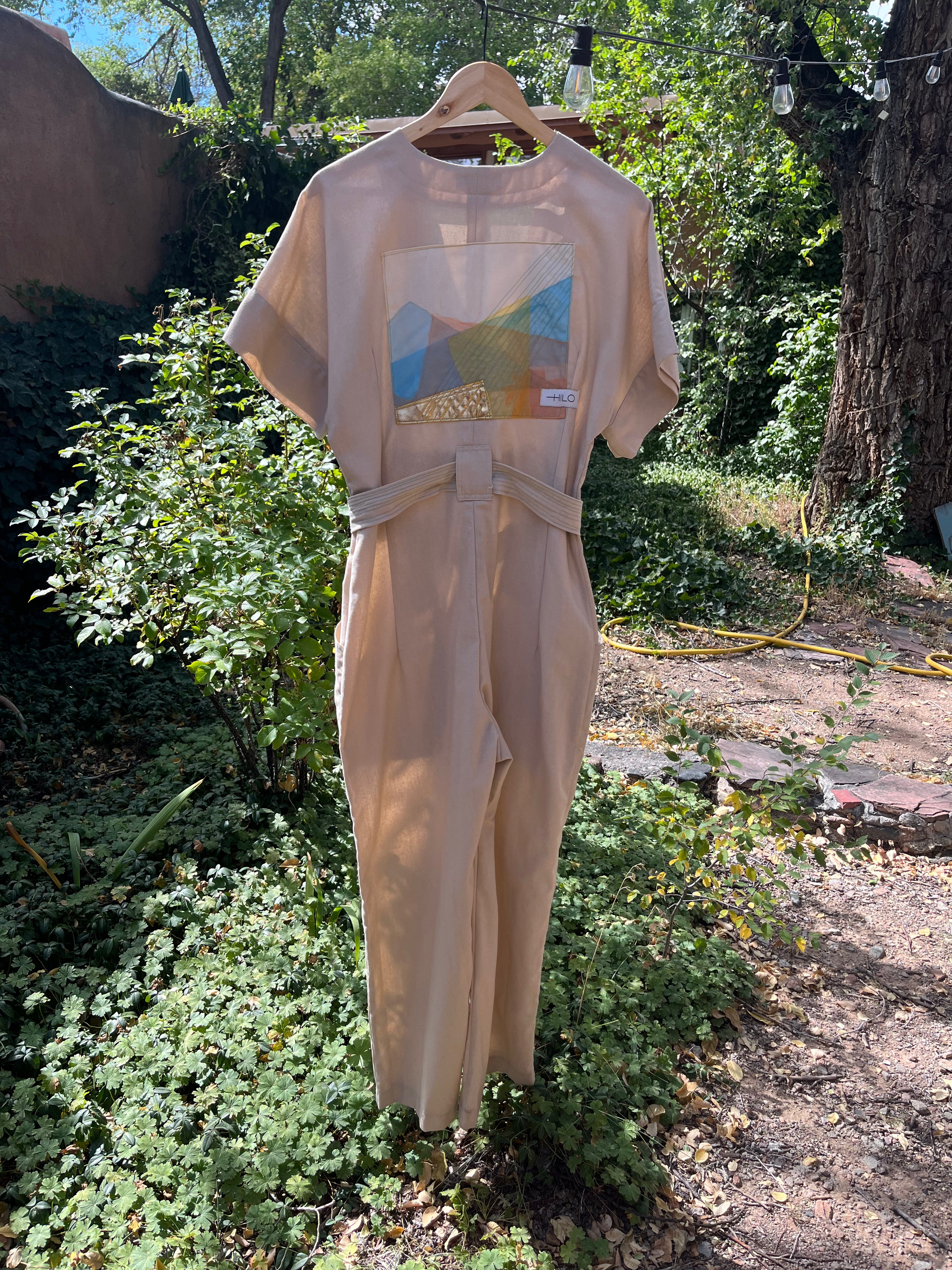 Jumpsuit - Sand Color ~ Shortsleeve