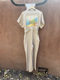 Jumpsuit - Sand Color ~ Shortsleeve