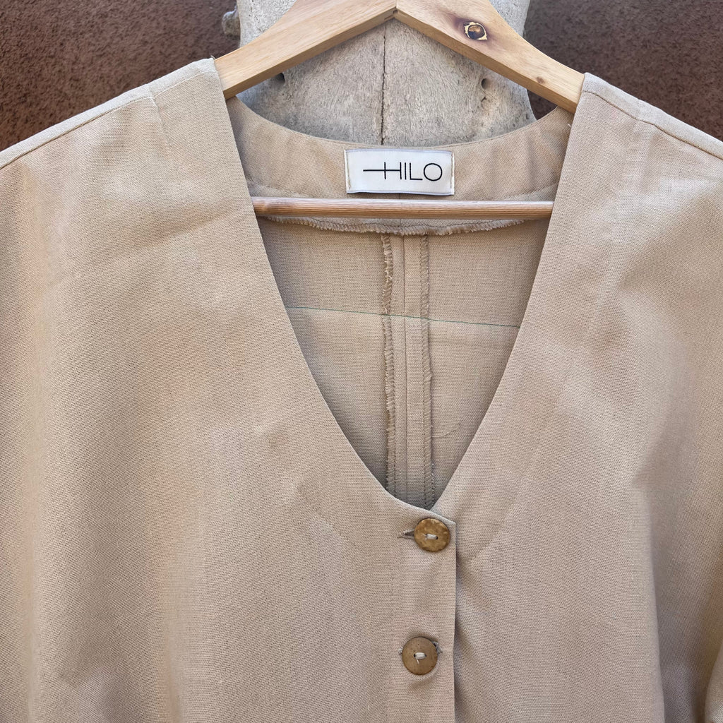 Jumpsuit - Sand Color ~ Shortsleeve