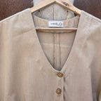 Jumpsuit - Sand Color ~ Shortsleeve