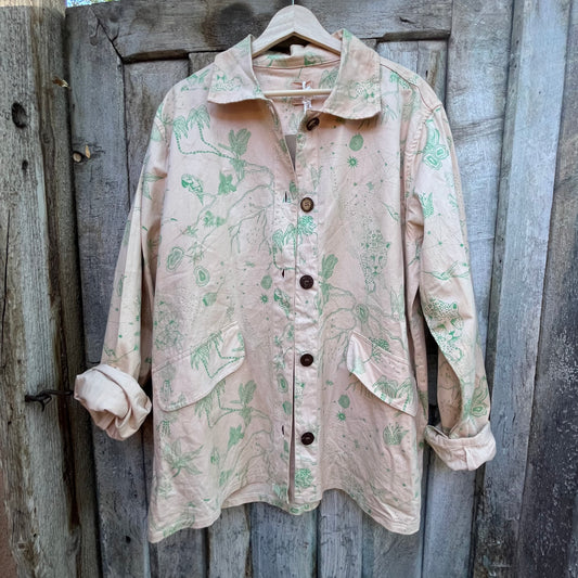 Jacket - Avocado seed dyed - 100% cotton