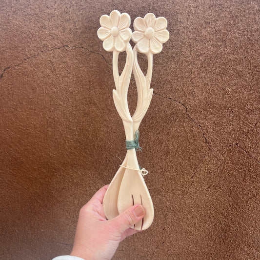 Wooden Salad Utensil Set