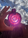 Heart Bowl ~ purple ~ blown glass