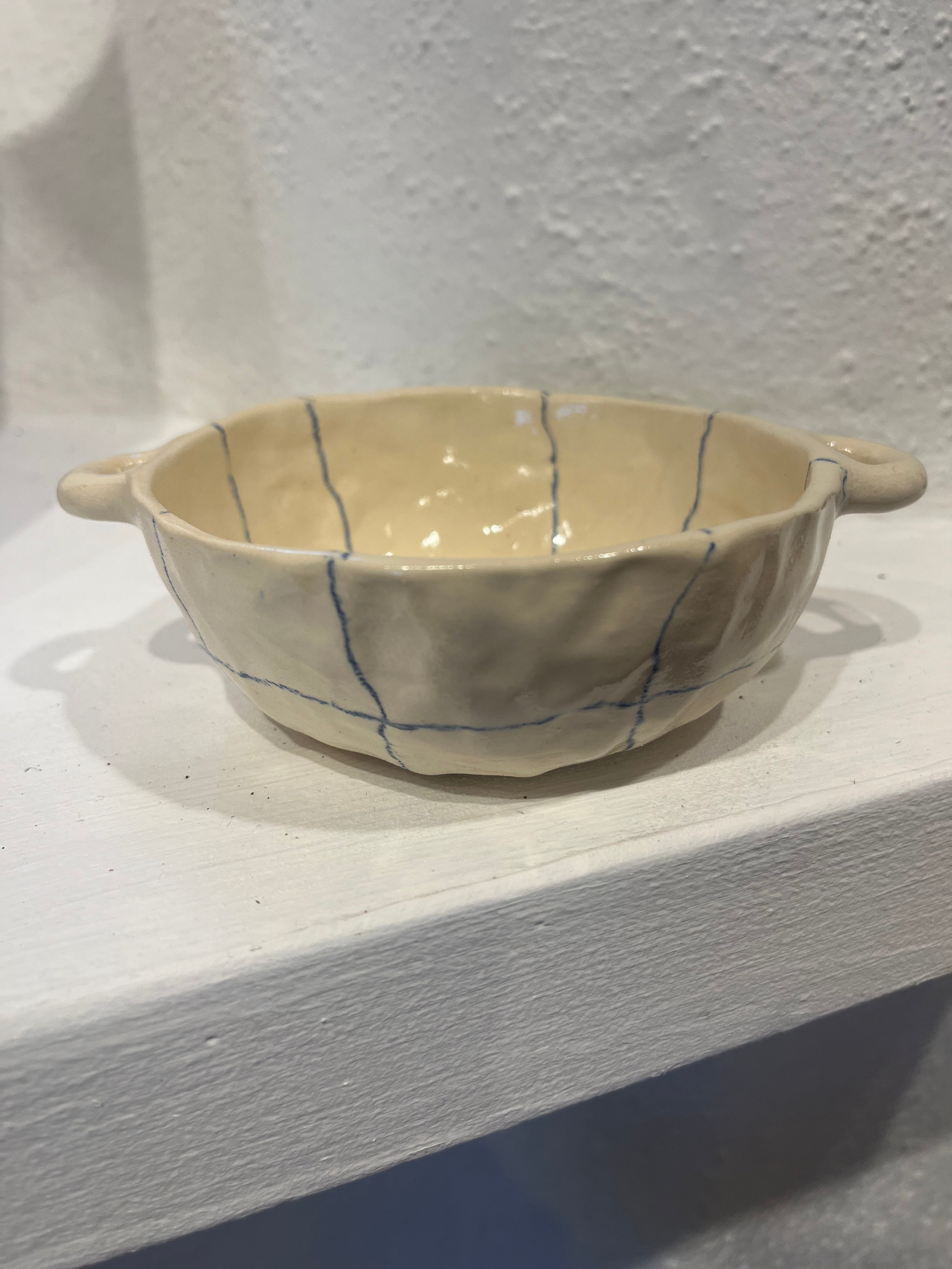 Blue Crayon - Pasta bowls with handles